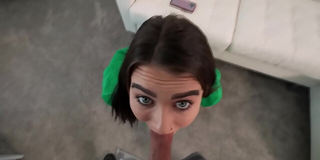 big cock,blowjob,brunette,deepthroat,handjob,slut,small tits,teen