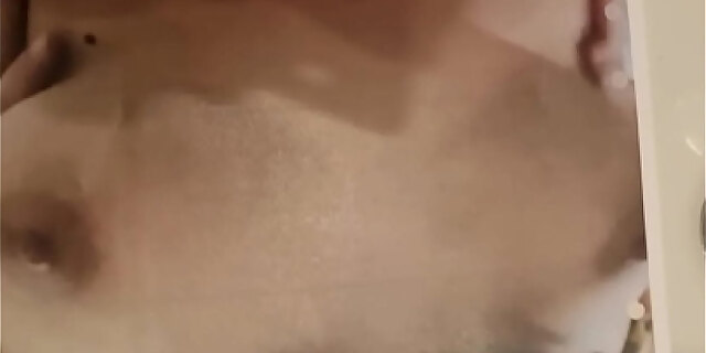 cumshot,masturbation,natural tits